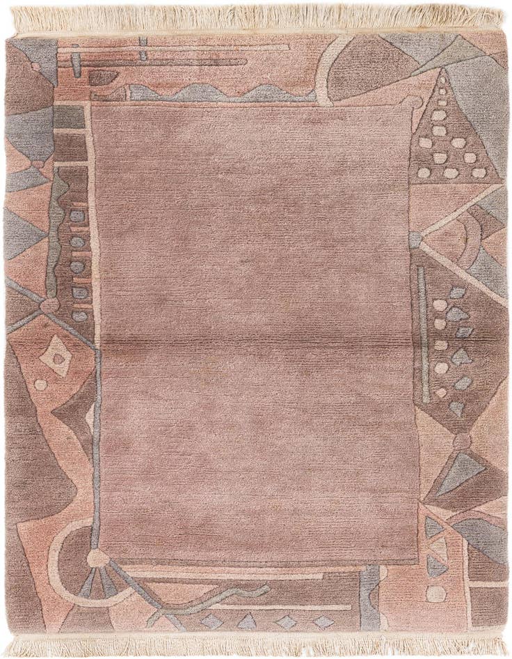 Detail image of 3' 1 x 5' 6 Hand Knotted Tibet Wool Rug