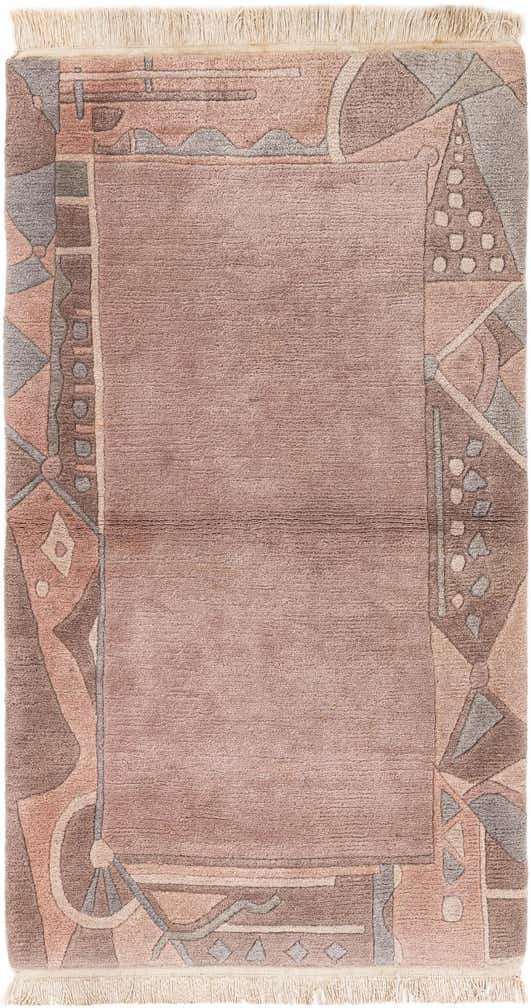 3' 1 x 5' 6 Hand Knotted Tibet Wool Rug