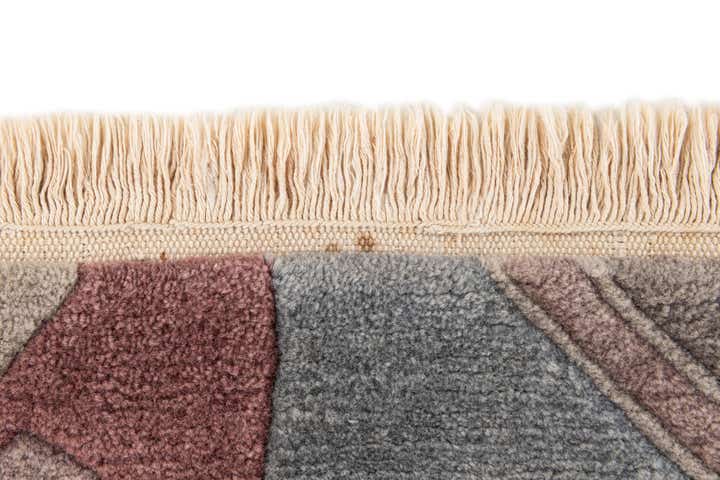 6' 8 x 9' 8 Hand Knotted Tibet Wool Rug