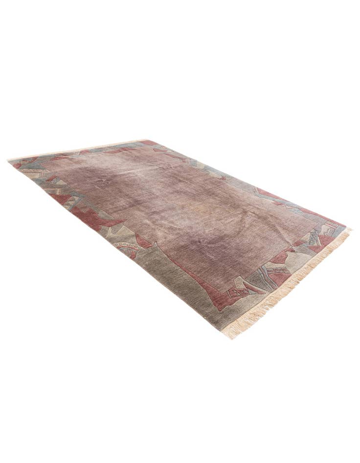 Detail image of 6' 8 x 9' 8 Hand Knotted Tibet Wool Rug