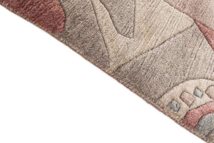 6' 8 x 9' 8 Hand Knotted Tibet Wool Rug