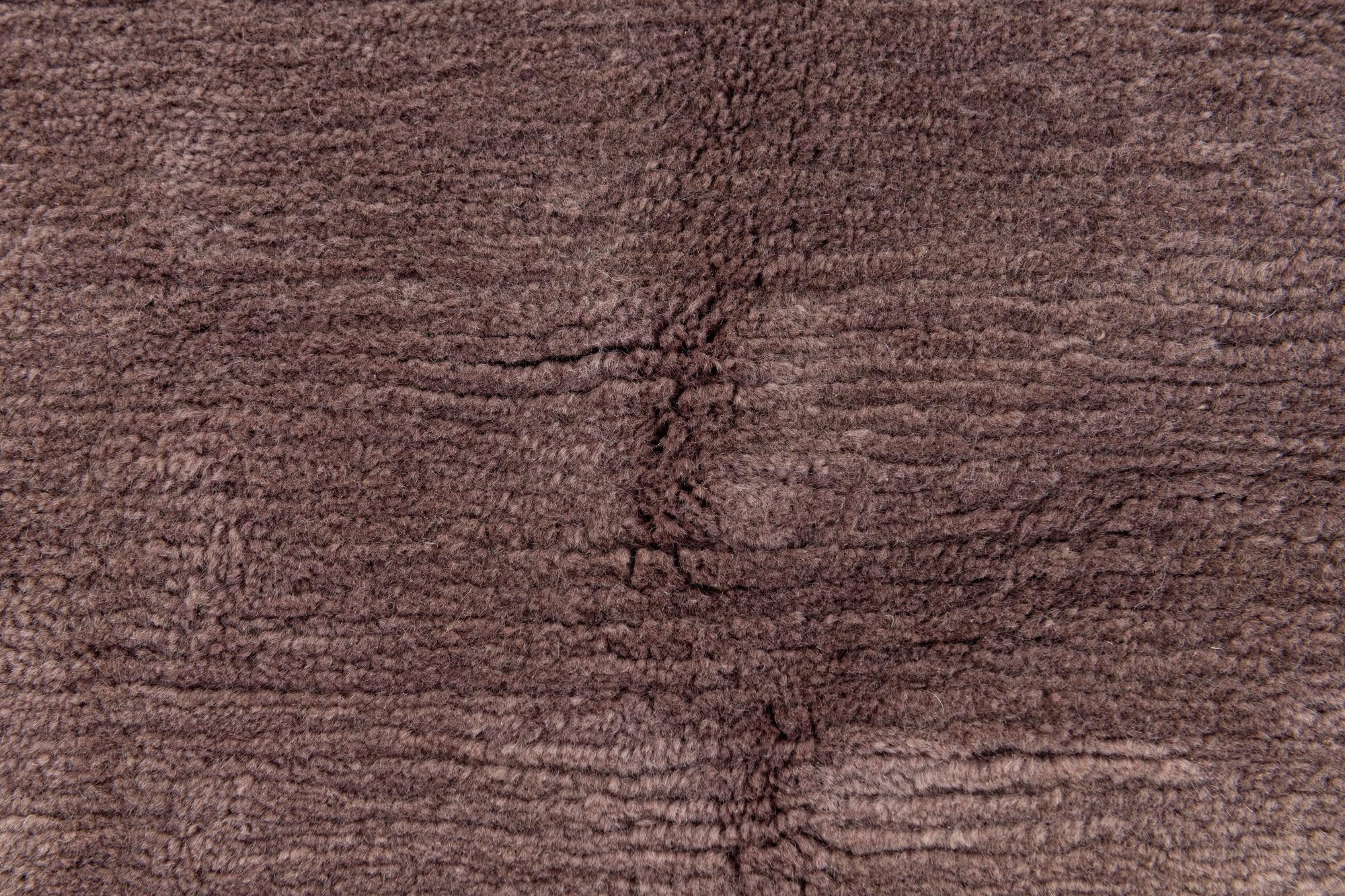 6' 8 x 9' 8 Hand Knotted Tibet Wool Rug