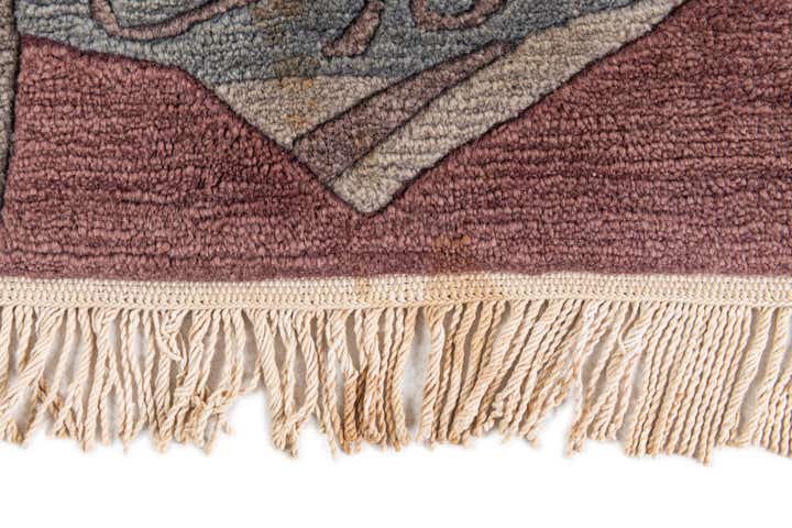 6' 8 x 9' 8 Hand Knotted Tibet Wool Rug