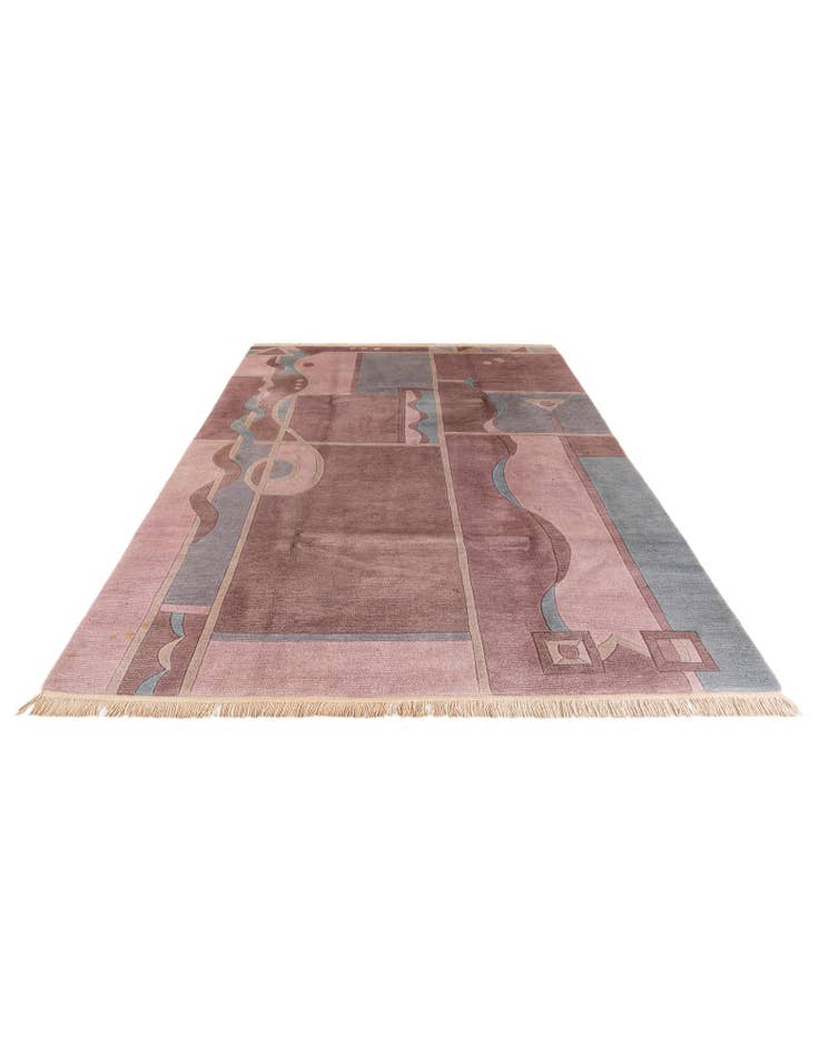 Detail image of 6' 7 x 9' 10 Hand Knotted Tibet Wool Rug