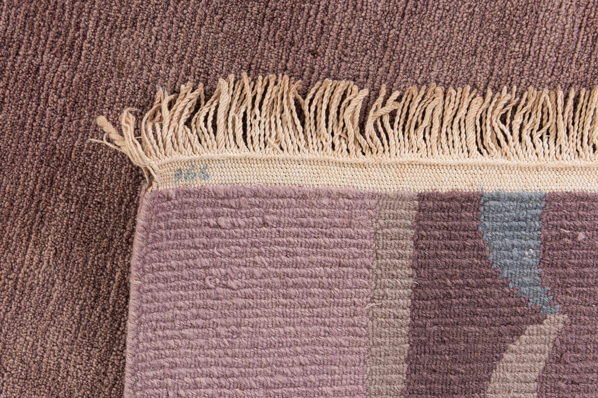 6' 7 x 9' 10 Hand Knotted Tibet Wool Rug