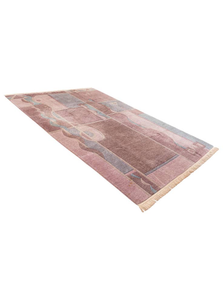 Detail image of 6' 7 x 9' 10 Hand Knotted Tibet Wool Rug