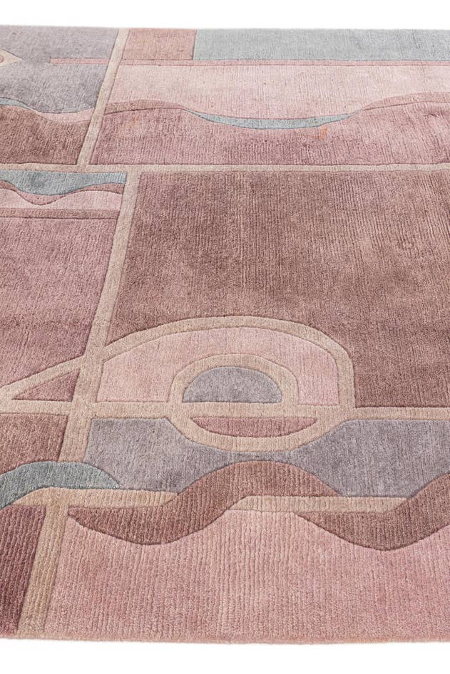 Detail image of 6' 7 x 9' 10 Hand Knotted Tibet Wool Rug