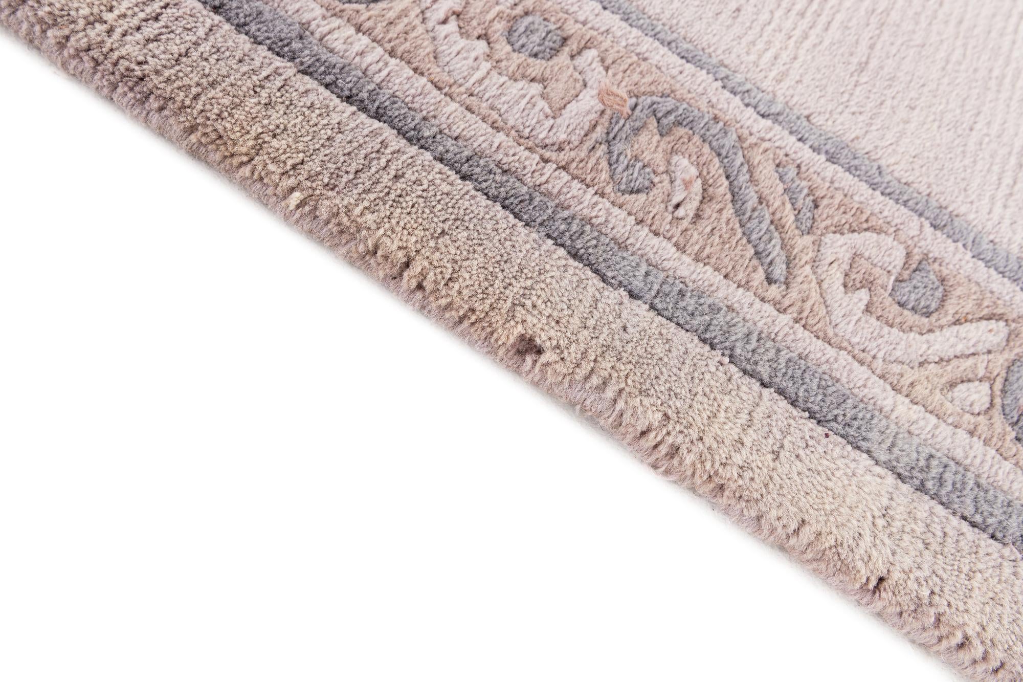 3' 2 x 5' 3 Hand Knotted Tibet Wool Rug