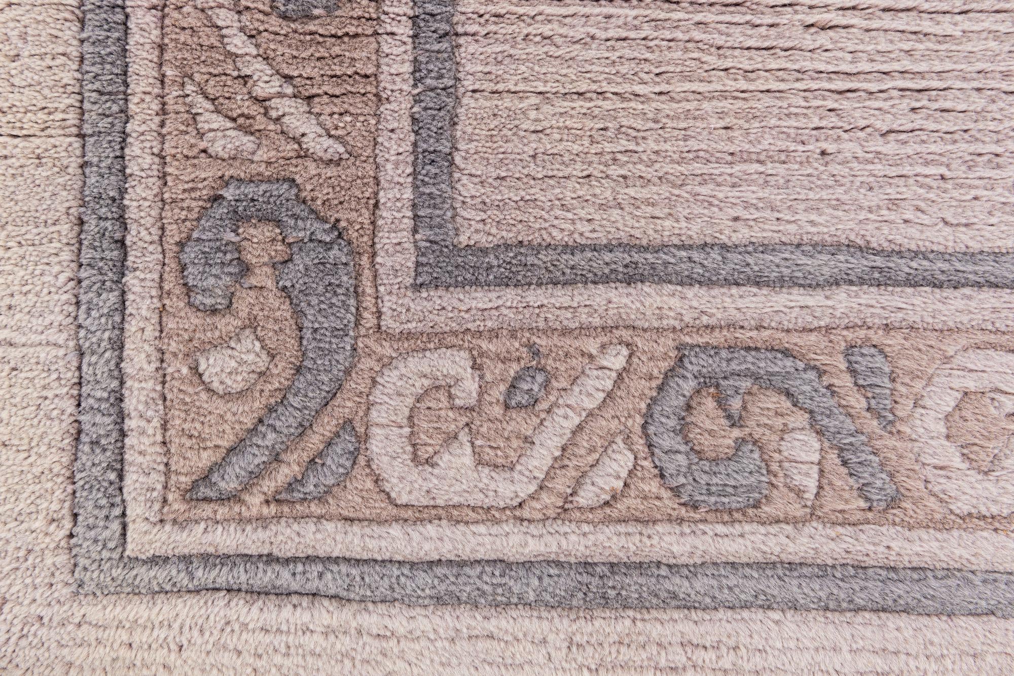 3' 2 x 5' 3 Hand Knotted Tibet Wool Rug