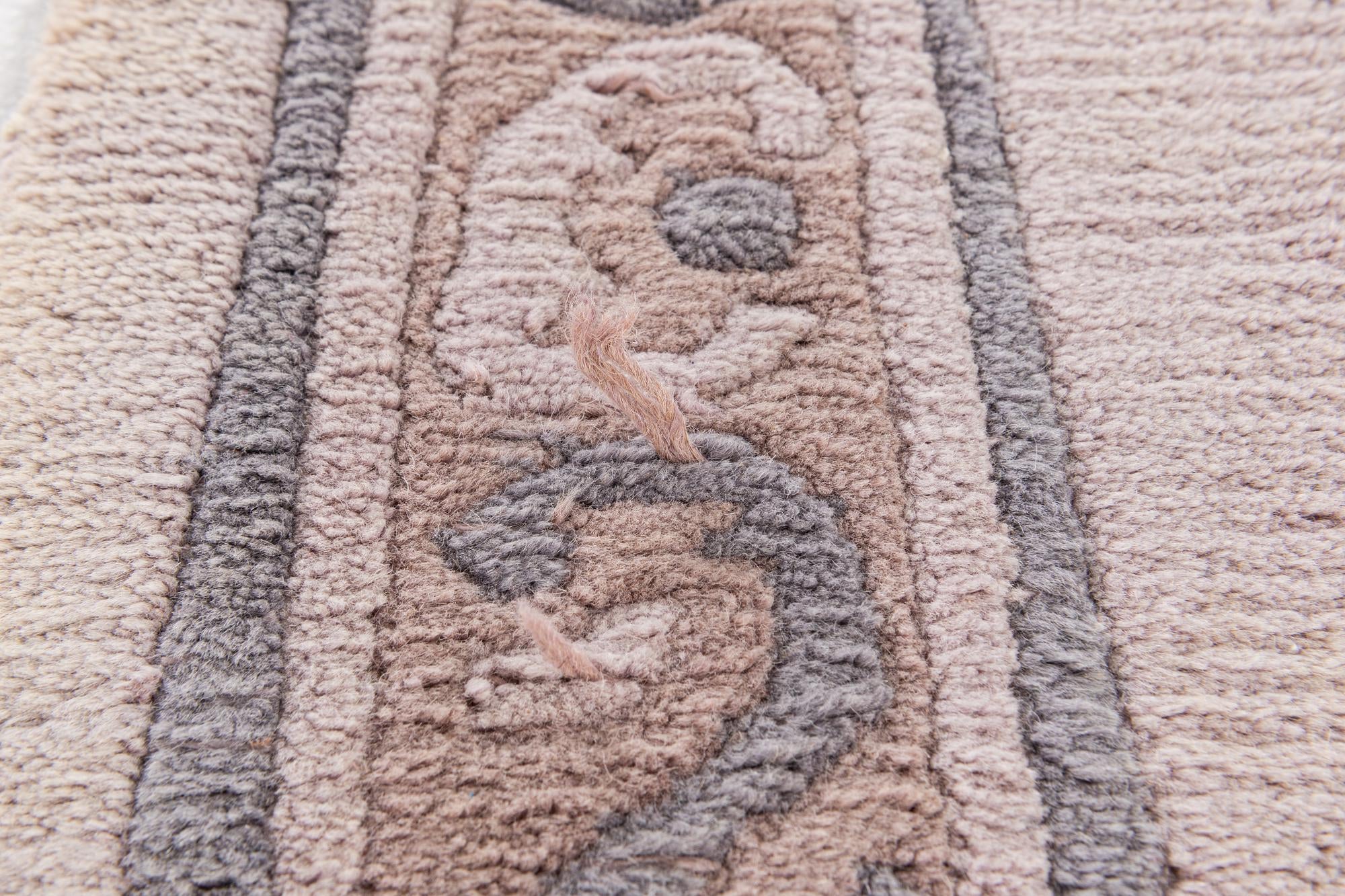 3' 2 x 5' 3 Hand Knotted Tibet Wool Rug