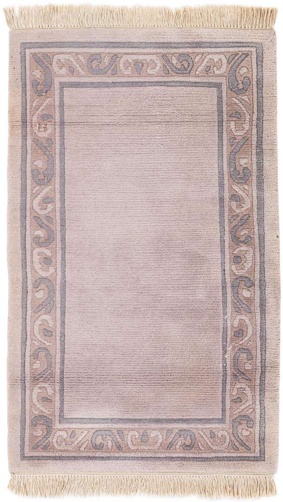 3' 2 x 5' 3 Hand Knotted Tibet Wool Rug