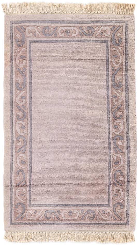 Detail image of 3' 2 x 5' 3 Hand Knotted Tibet Wool Rug