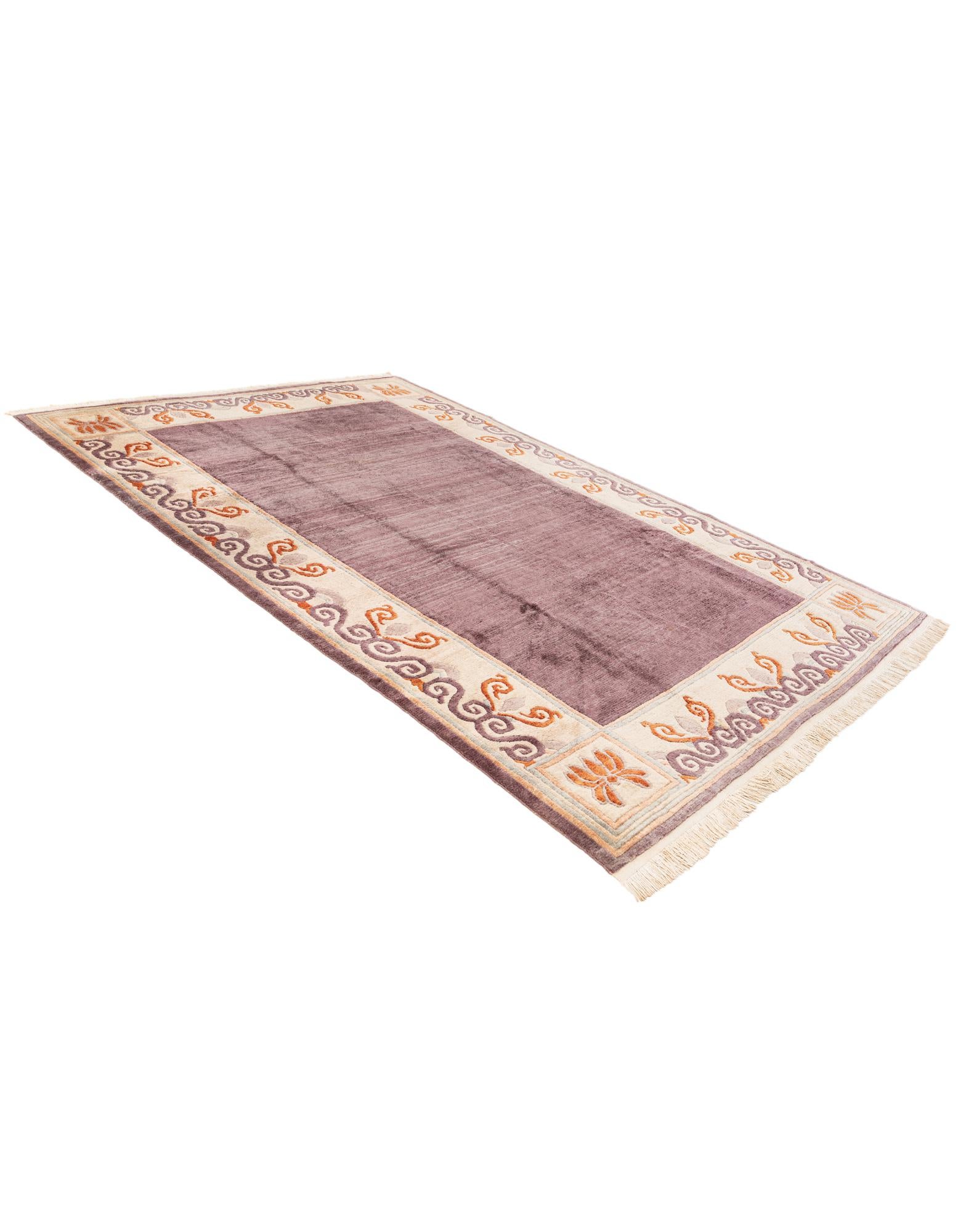 6' 6 x 9' 7 Hand Knotted Tibet Wool Rug