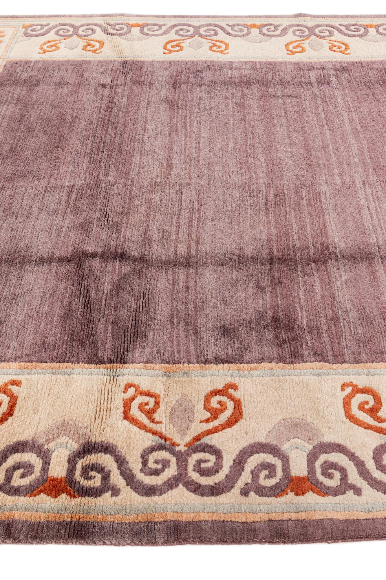6' 6 x 9' 7 Hand Knotted Tibet Wool Rug