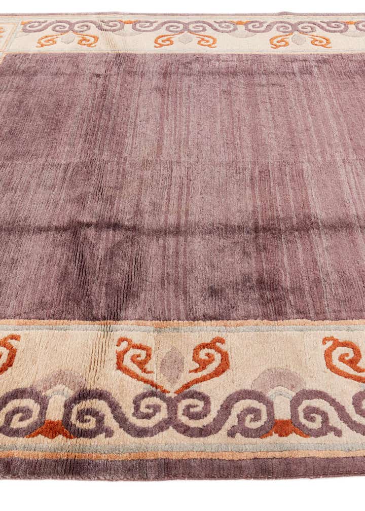 6' 6 x 9' 7 Hand Knotted Tibet Wool Rug