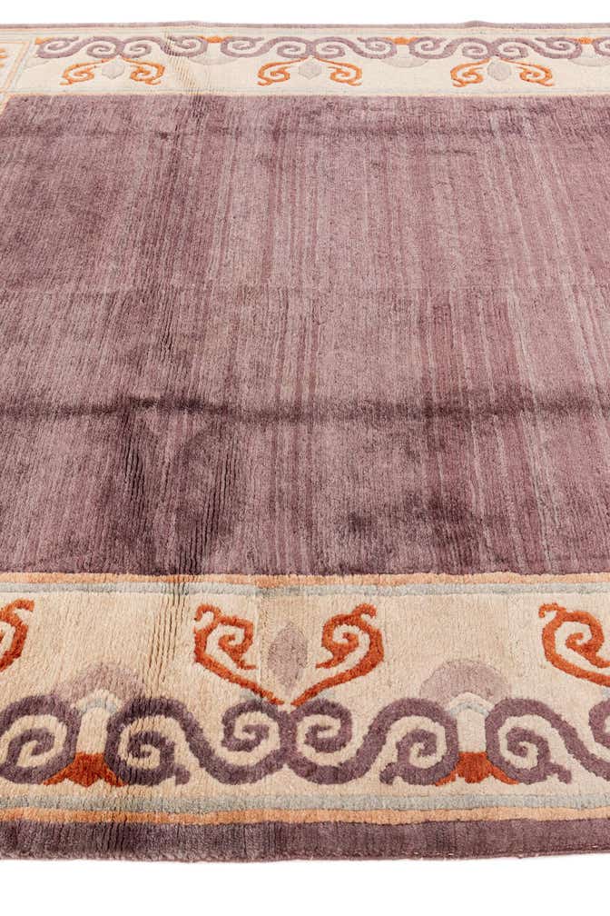 6' 6 x 9' 7 Hand Knotted Tibet Wool Rug