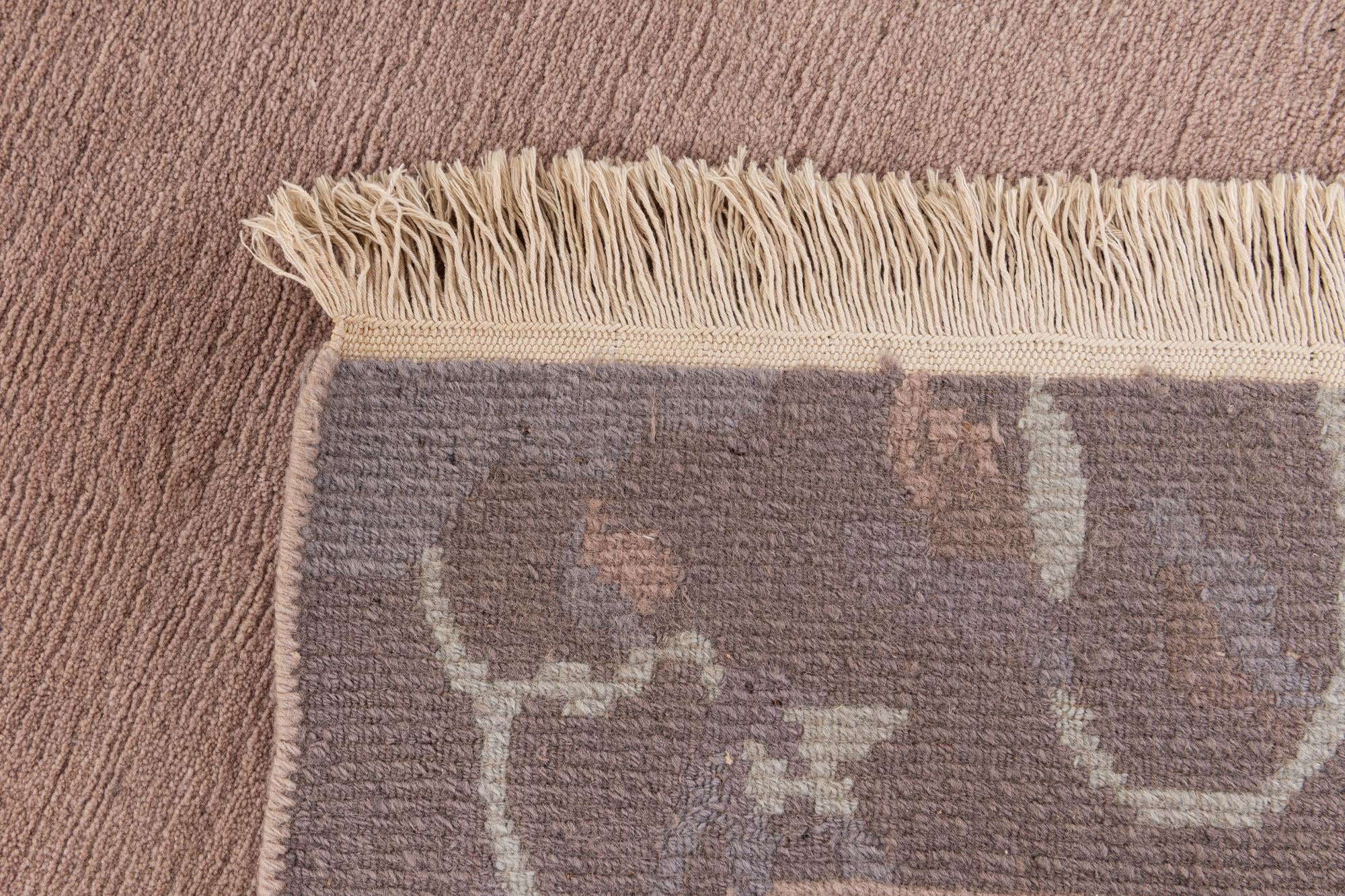 4' x 5' 10 Hand Knotted Tibet Wool Rug