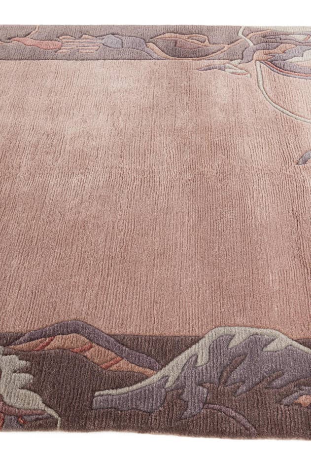 Detail image of 4' x 5' 10 Hand Knotted Tibet Wool Rug