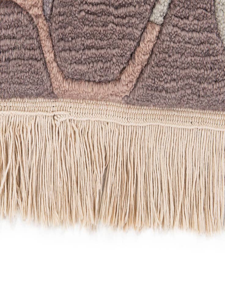 Detail image of 4' x 5' 10  Hand Knotted Tibet Wool Rug