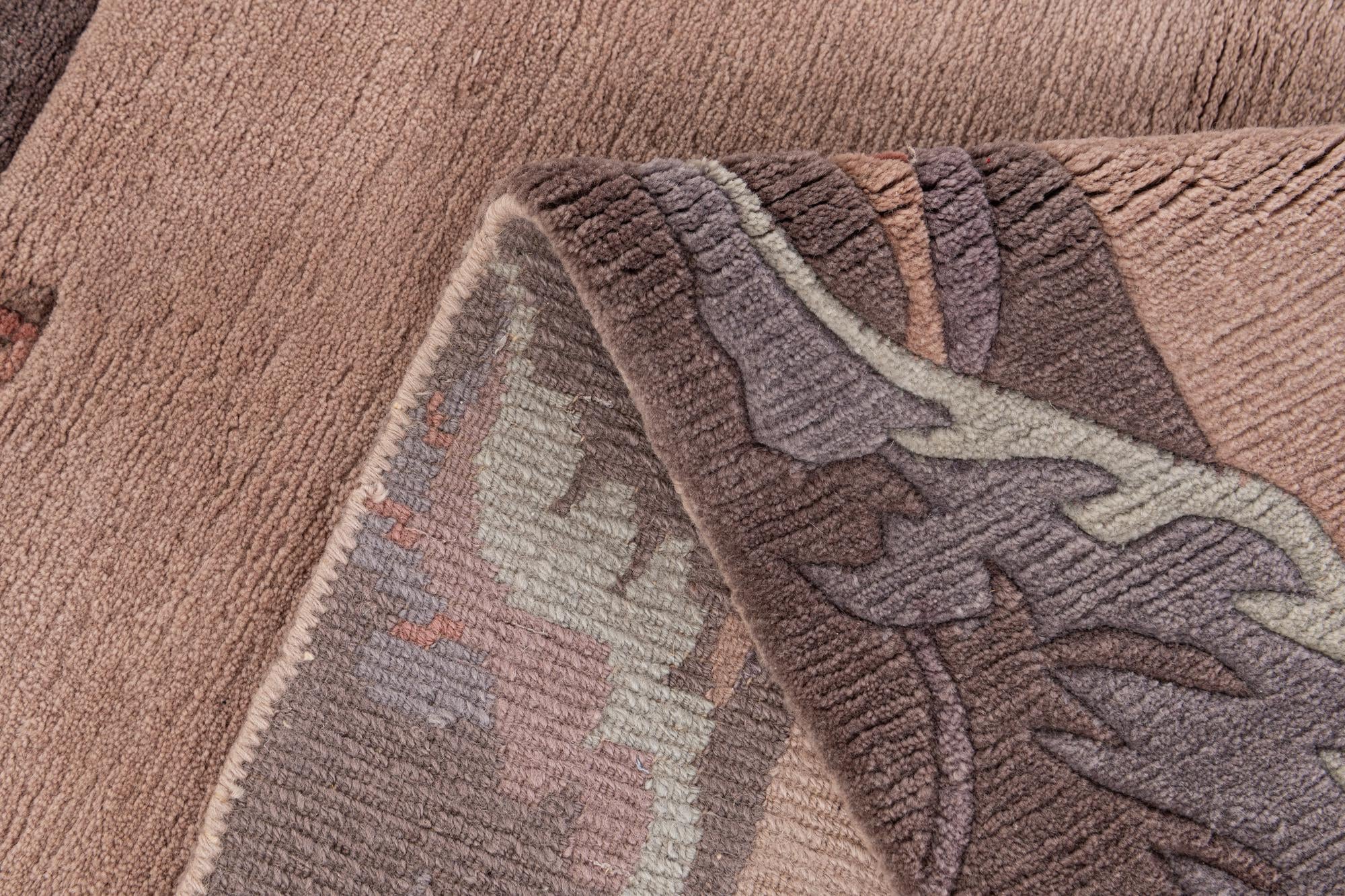 4' x 5' 10 Hand Knotted Tibet Wool Rug