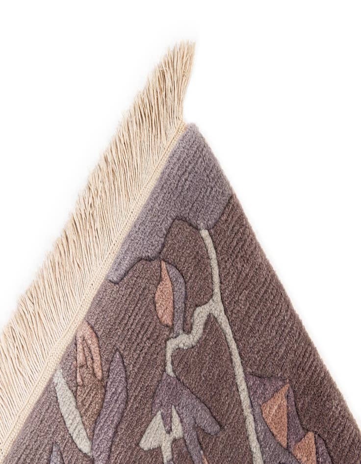 Detail image of 4' x 5' 10  Hand Knotted Tibet Wool Rug