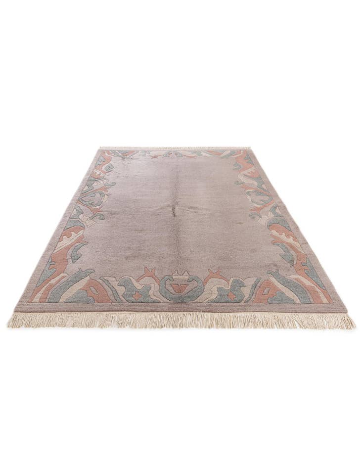 Detail image of 5' 10 x 7' 10 Hand Knotted Tibet Wool Rug