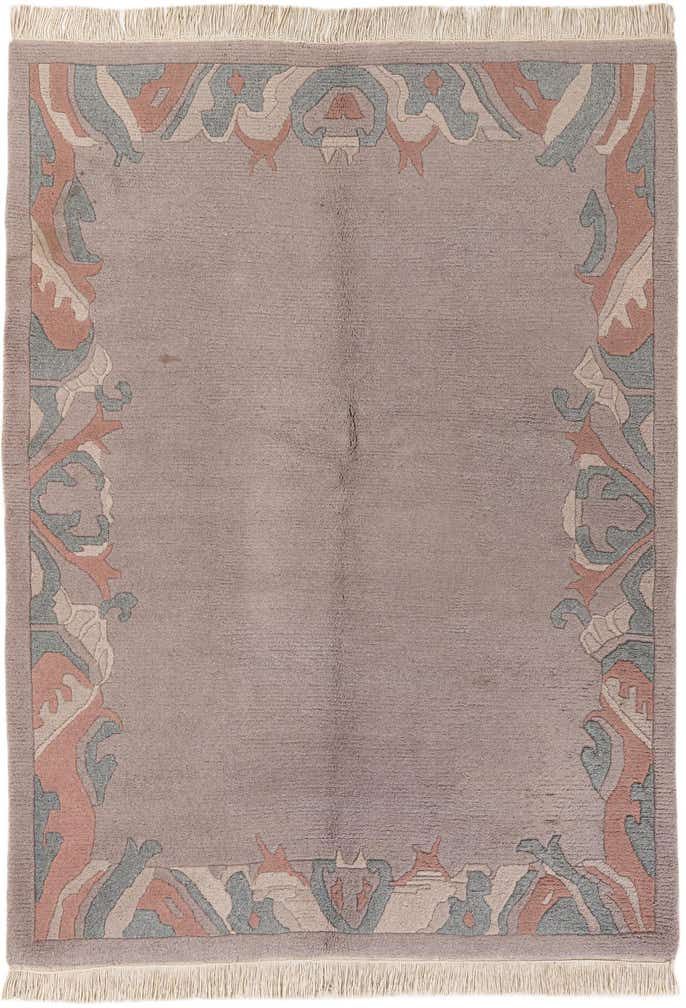 5' 10 x 7' 10 Hand Knotted Tibet Wool Rug