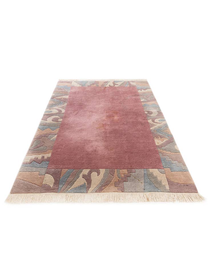 Detail image of 5' 3 x 7' 5  Hand Knotted Tibet Wool Rug