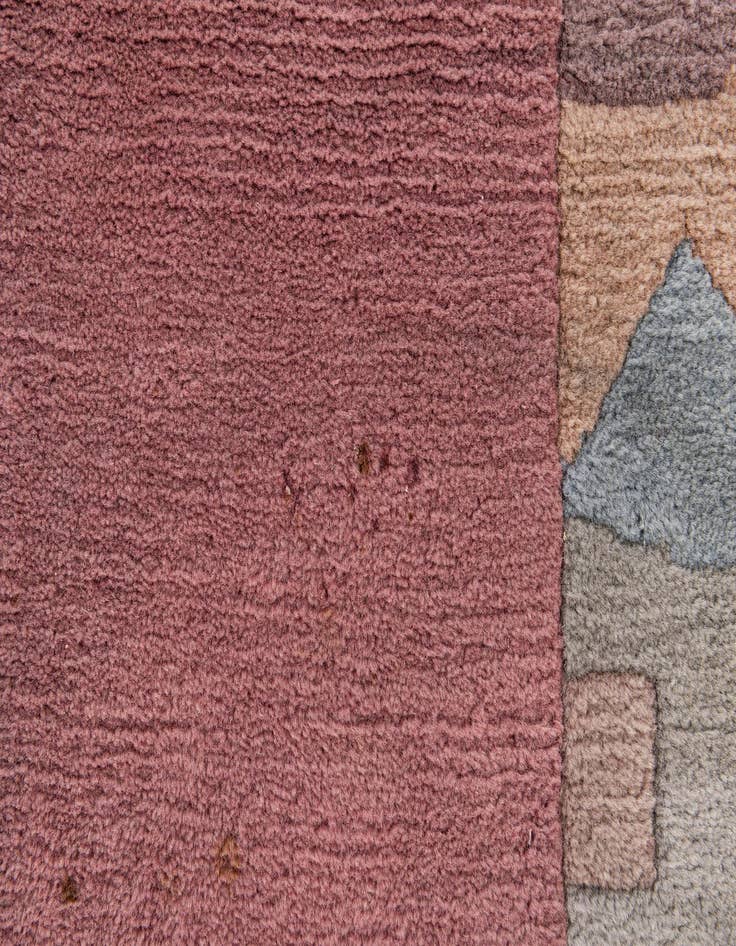 Detail image of 5' 3 x 7' 5  Hand Knotted Tibet Wool Rug