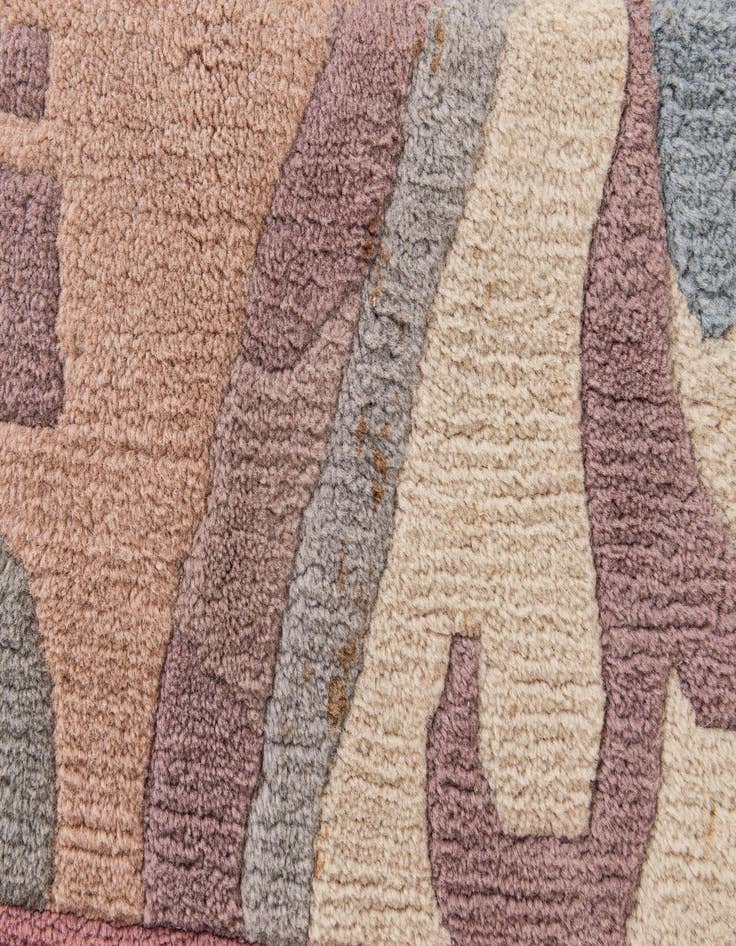 Detail image of 5' 3 x 7' 5  Hand Knotted Tibet Wool Rug