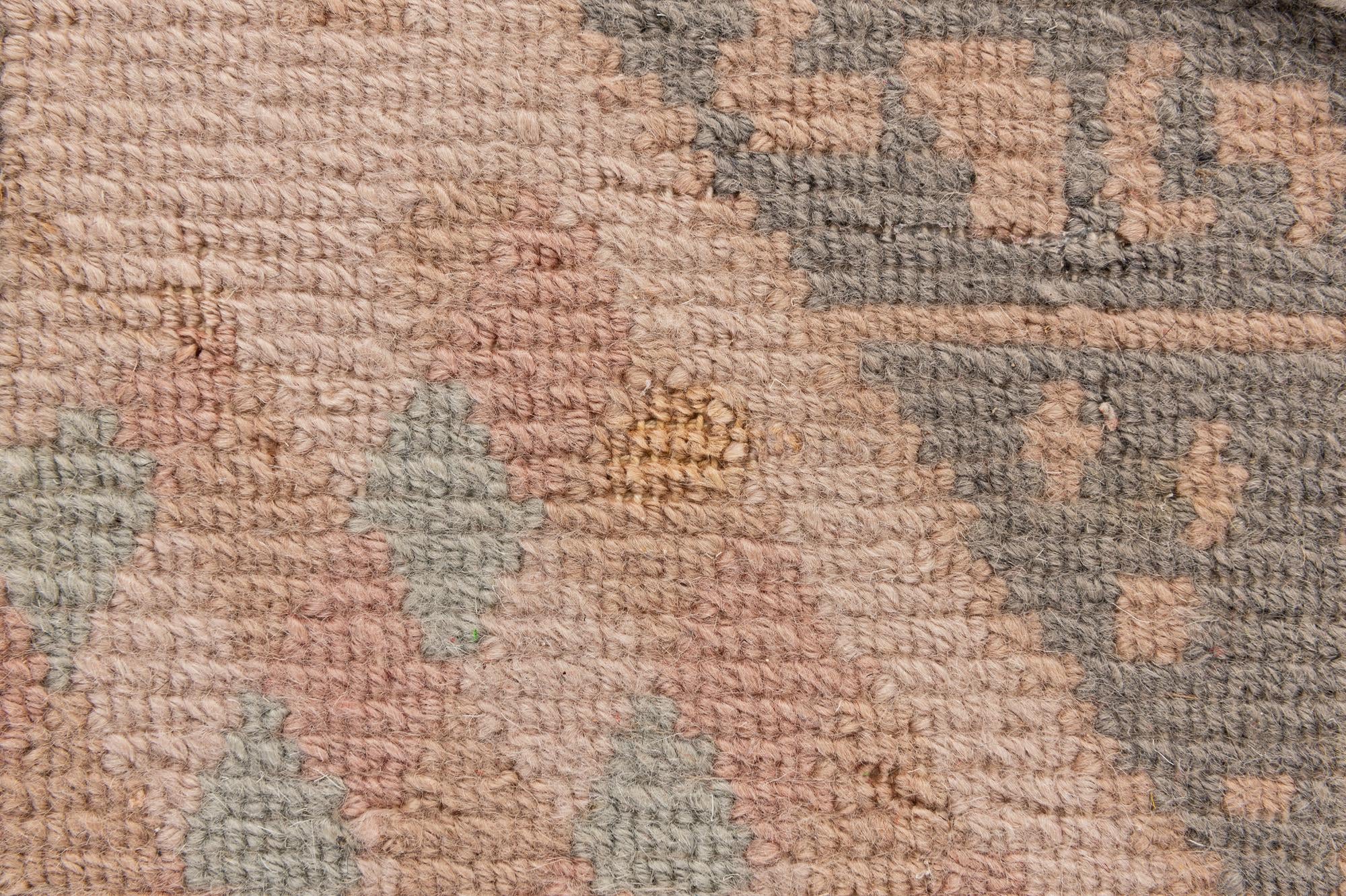 5' 8 x 8' Hand Knotted Tibet Wool Rug