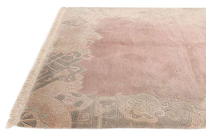 5' 8 x 8' Hand Knotted Tibet Wool Rug