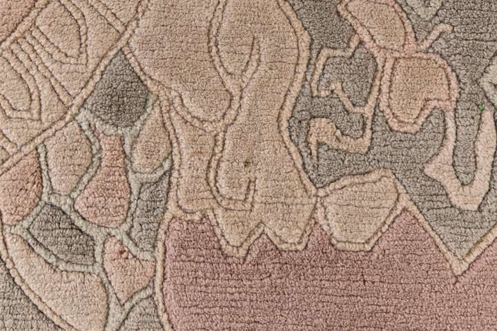 5' 8 x 8' Hand Knotted Tibet Wool Rug