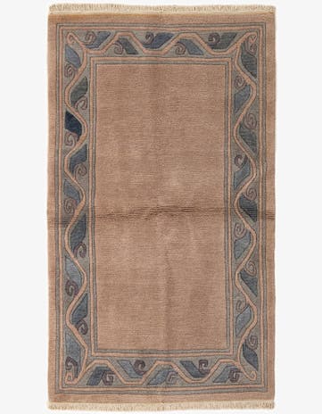 3' 1 x 5' 2 Hand Knotted Tibet Wool Rug