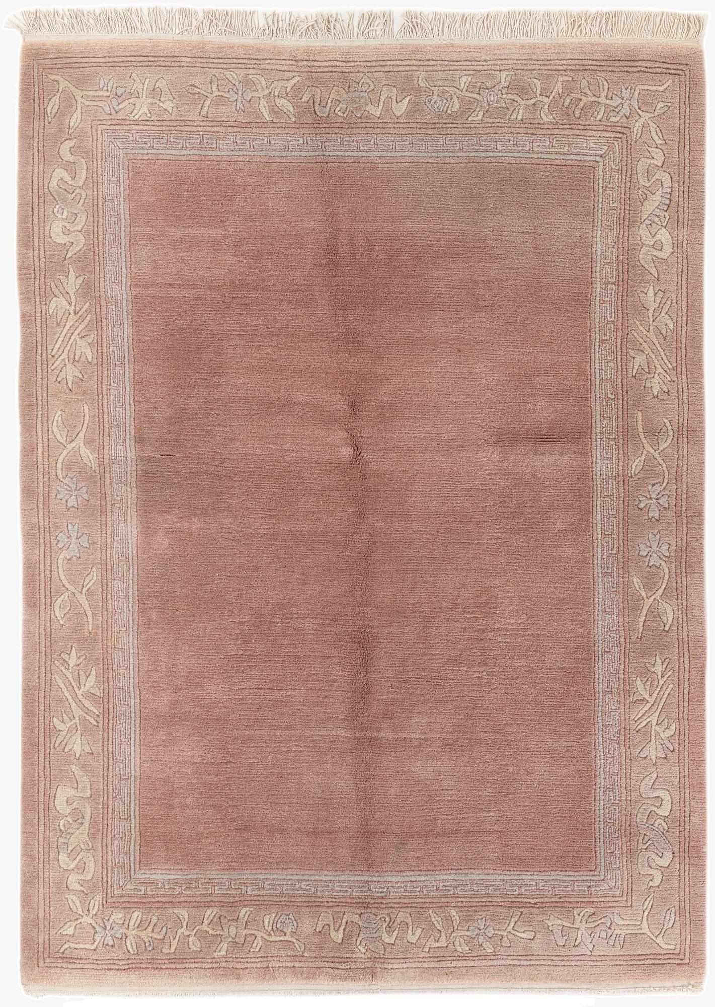 5' 8 x 7' 10  Hand Knotted Tibet Wool Rug