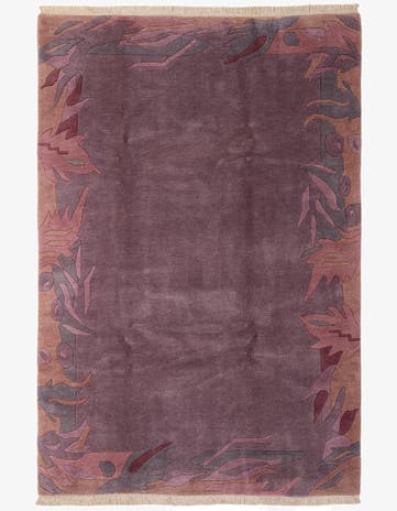 6' 7 x 9' 10 Hand Knotted Tibet Wool Rug