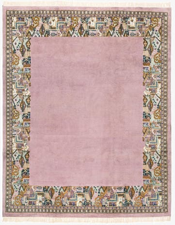 8' x 9' 10 Hand Knotted Tibet Wool Rug