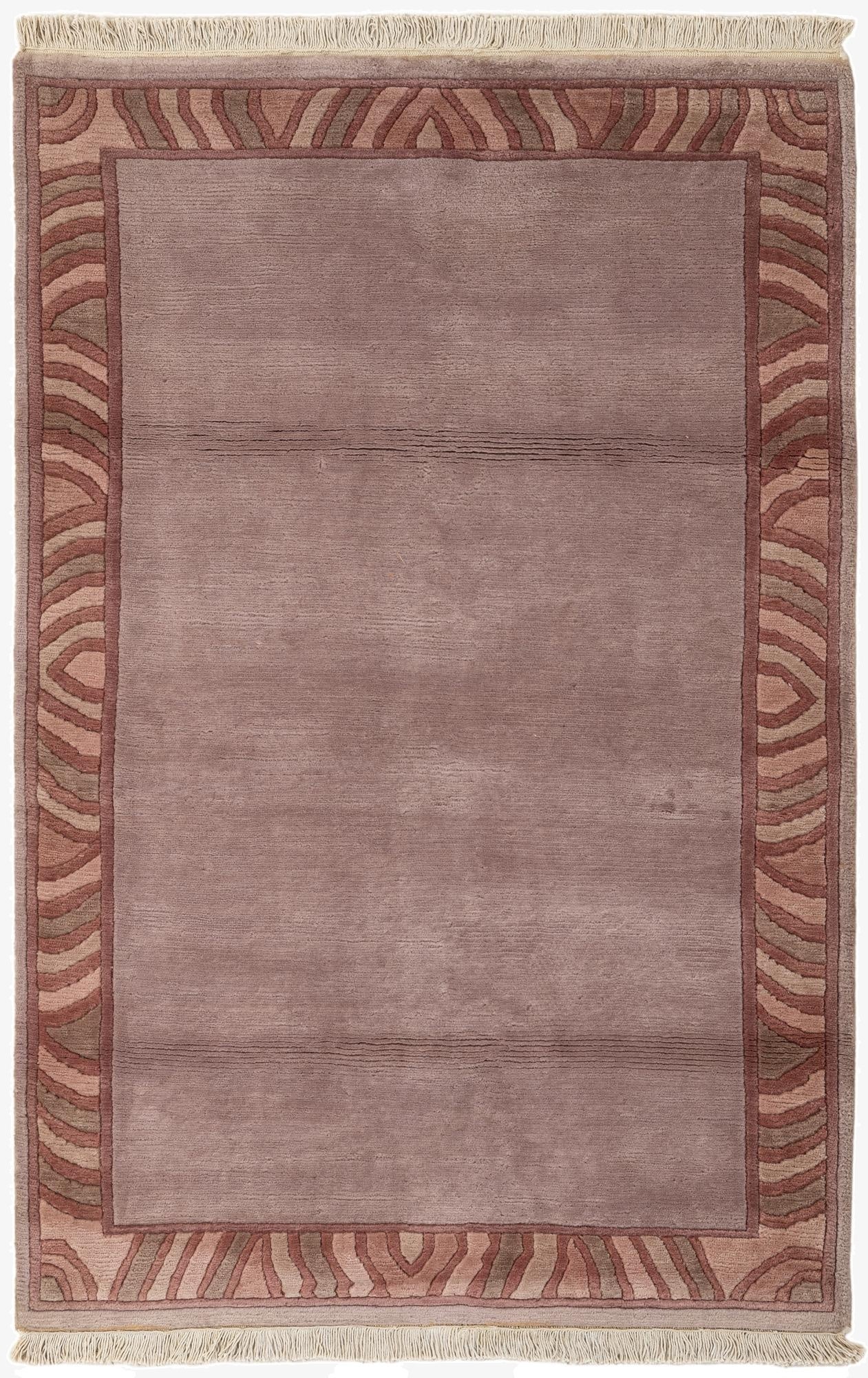 3' 10 x 5' 9  Hand Knotted Tibet Wool Rug
