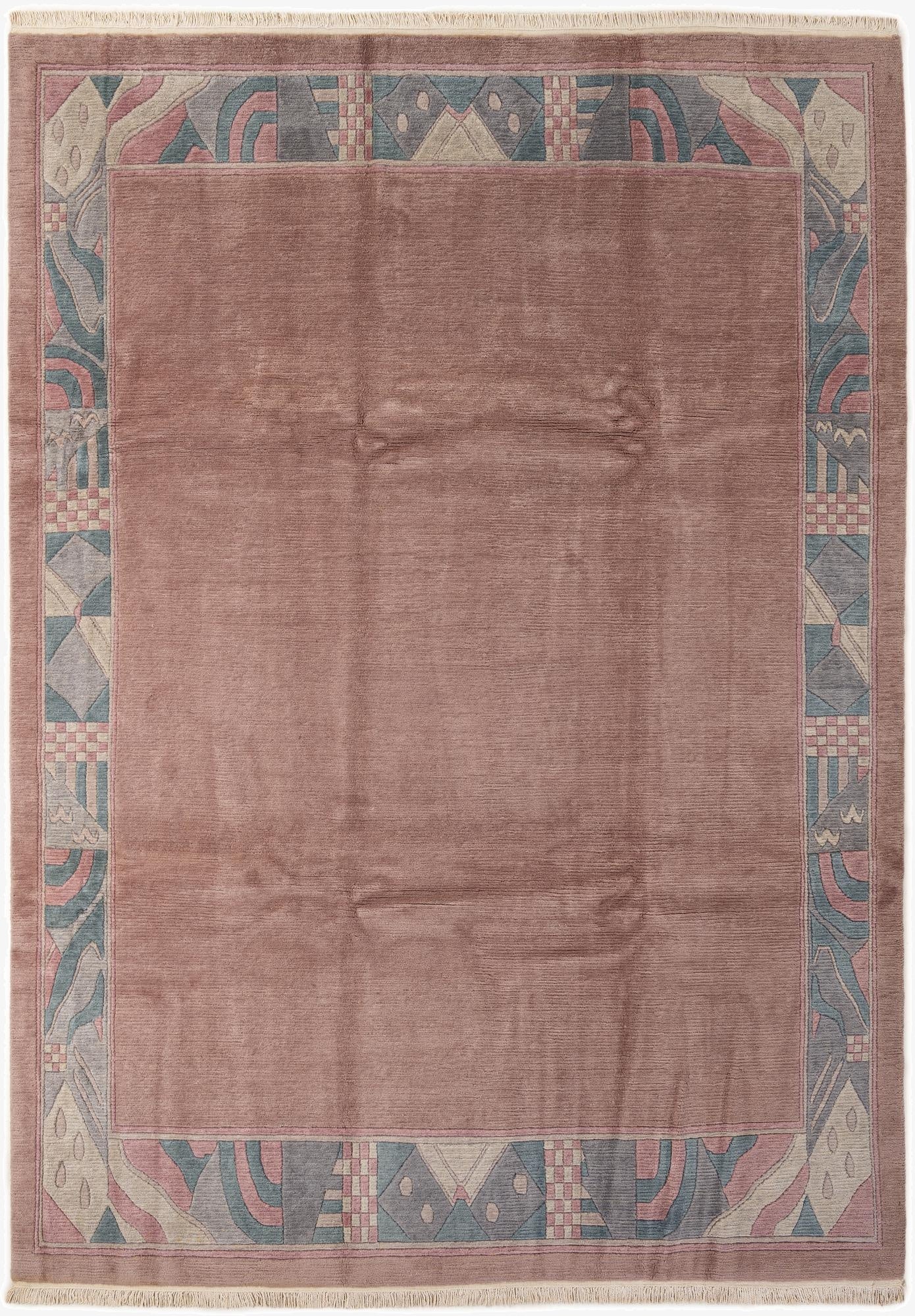 8' 4 x 11' 7  Hand Knotted Tibet Wool Rug