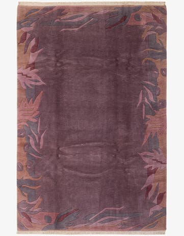 6' 6 x 9' 9 Hand Knotted Tibet Wool Rug