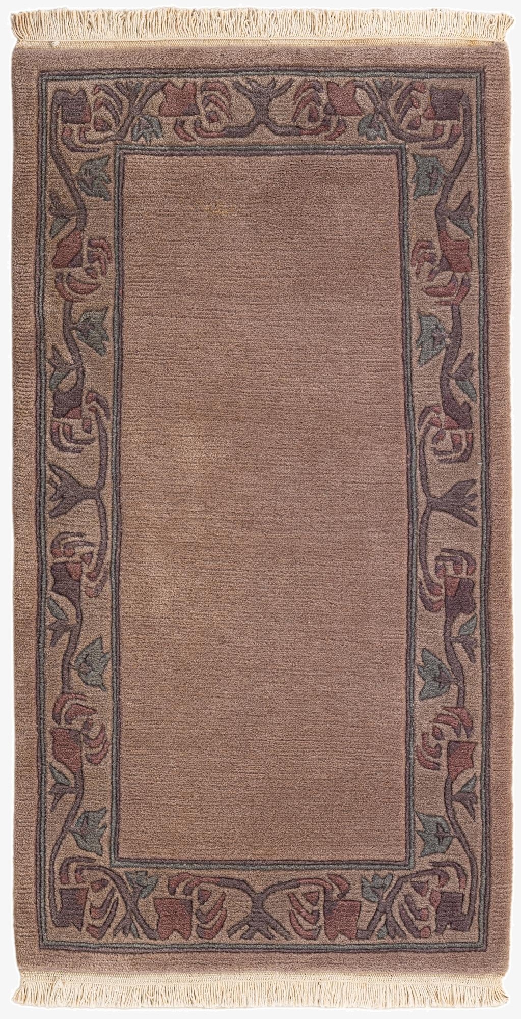 2' 5 x 4' 6  Hand Knotted Tibet Wool Rug