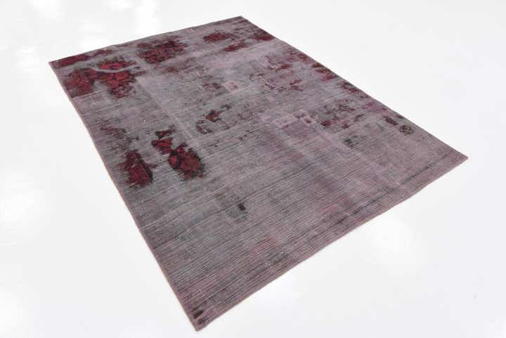 4' 8 x 6' 4 Hand Knotted Ultra Vintage Persian Wool Rug