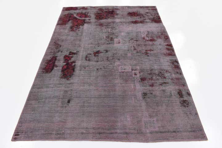 4' 8 x 6' 4 Hand Knotted Ultra Vintage Persian Wool Rug