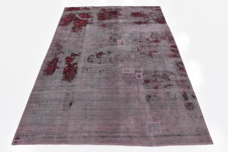 Detail image of 4' 8 x 6' 4 Hand Knotted Ultra Vintage Persian Wool Rug