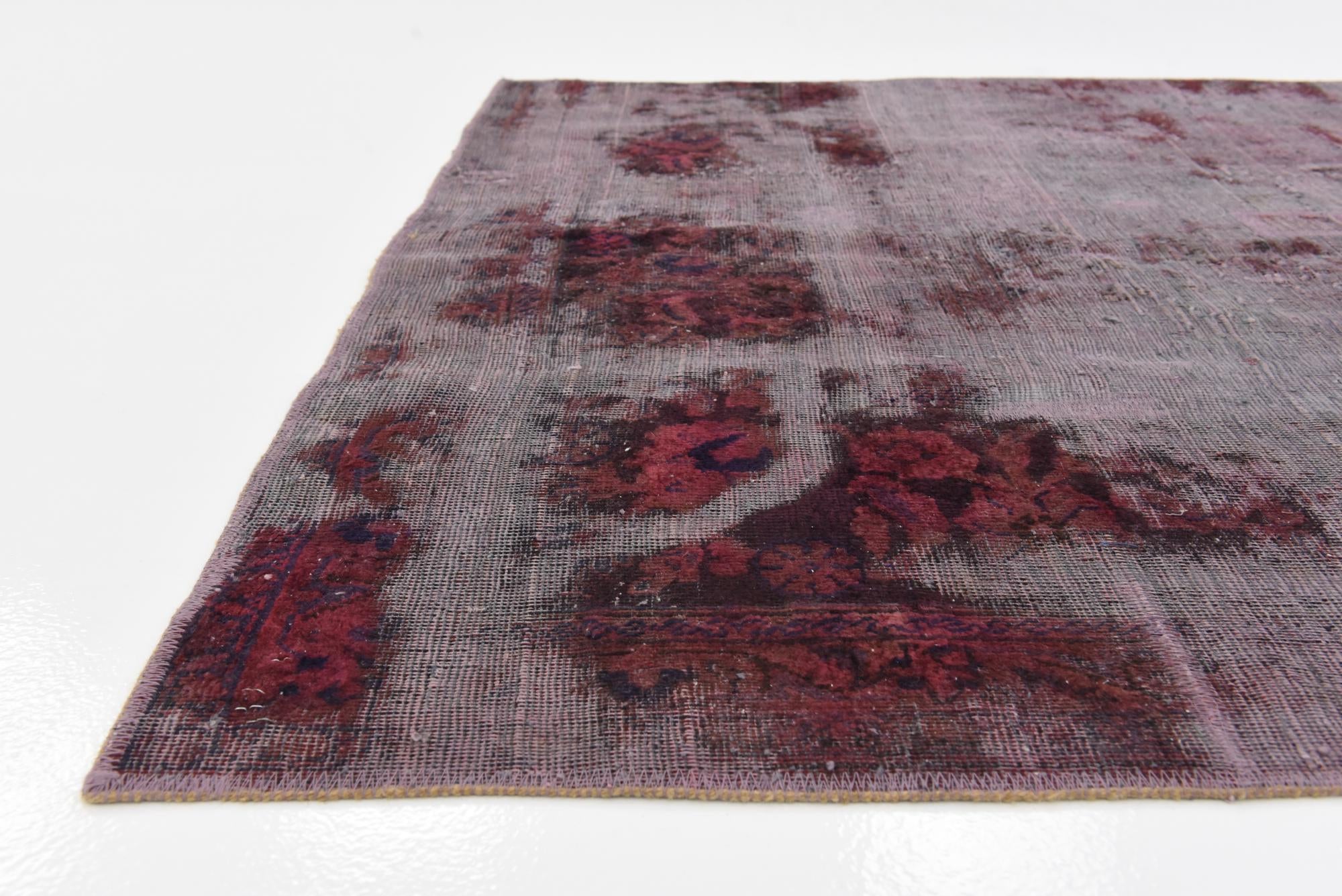 4' 8 x 6' 4 Hand Knotted Ultra Vintage Persian Wool Rug