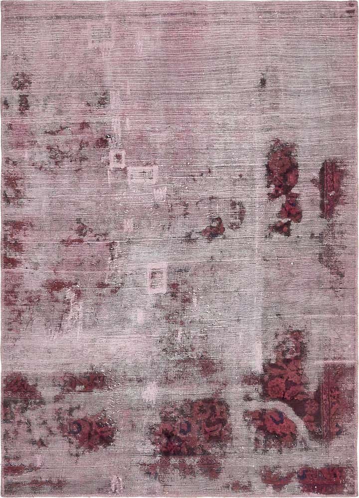 4' 8 x 6' 4 Hand Knotted Ultra Vintage Persian Wool Rug