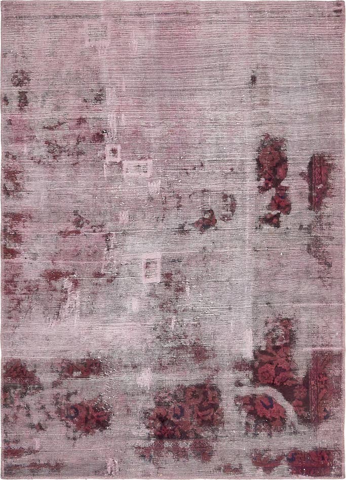 Detail image of 4' 8 x 6' 4 Hand Knotted Ultra Vintage Persian Wool Rug