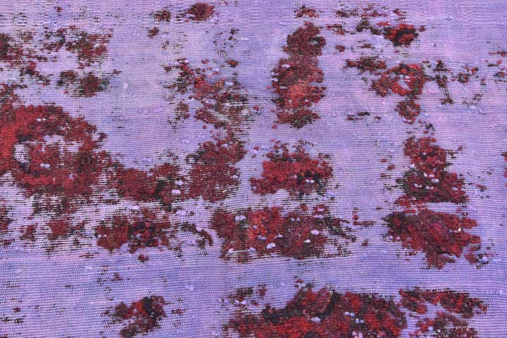 6' 8 x 9' Hand Knotted Ultra Vintage Persian Wool Rug