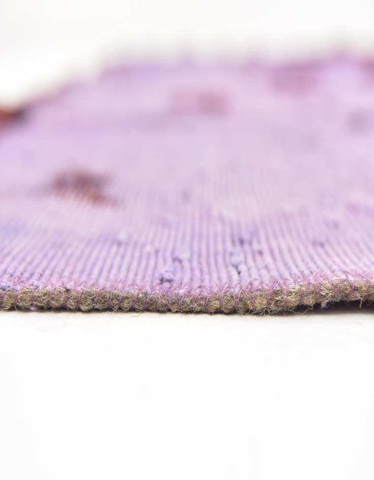 Detail image of 6' 8 x 9'  Hand Knotted Ultra Vintage Persian Wool Rug