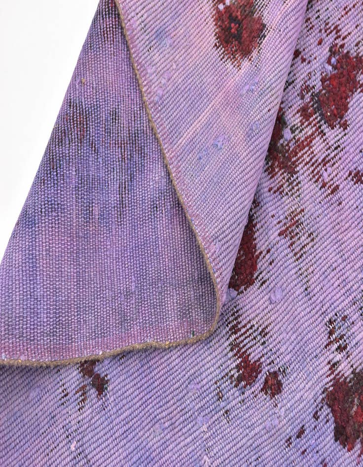 Detail image of 6' 8 x 9'  Hand Knotted Ultra Vintage Persian Wool Rug